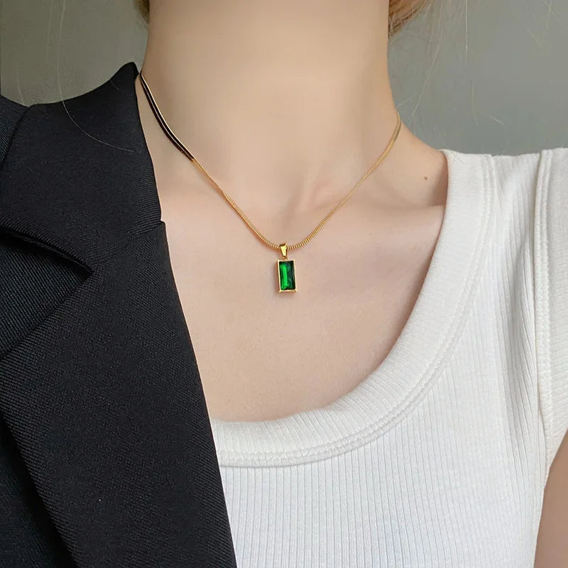 Green Aurora Jewelry Set