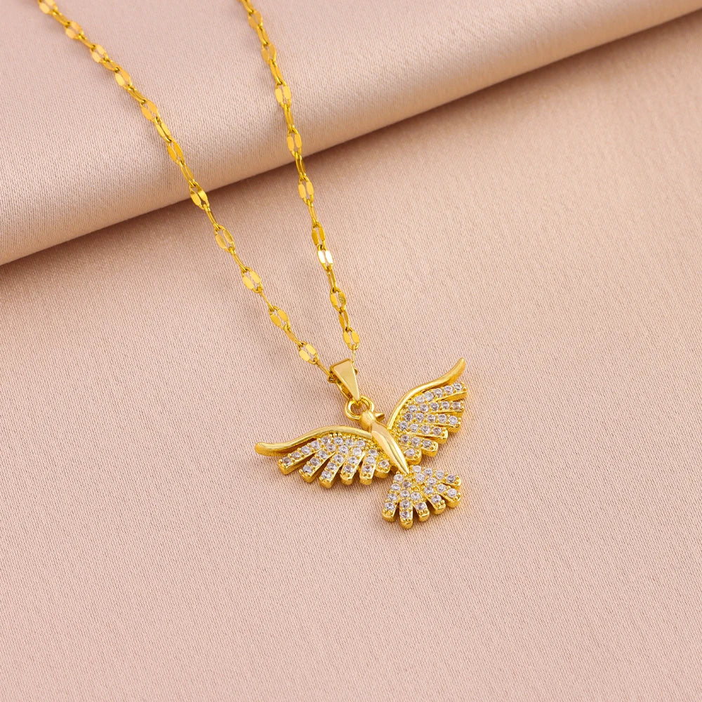 ✨ Golden Phoenix Necklace ✨