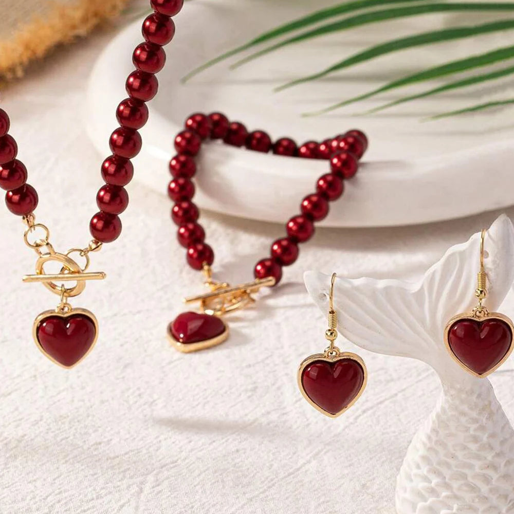 Pearl Bloom Charm Set