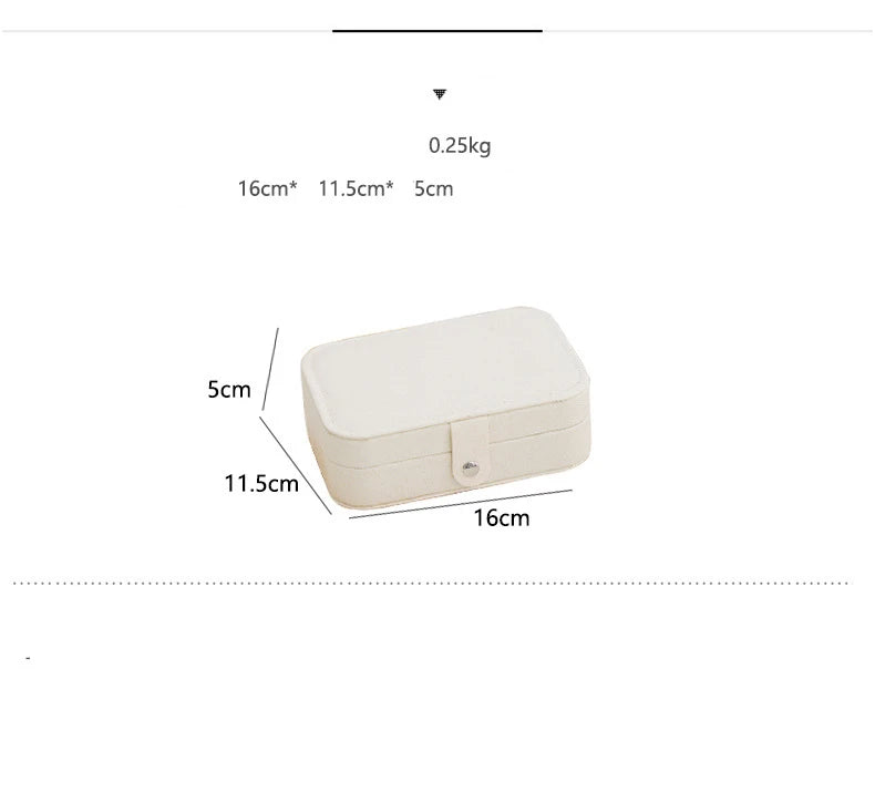 Portable Jewelry Organizer Travel Case