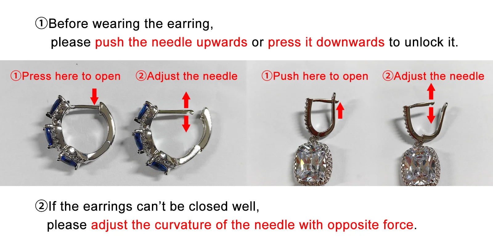 ✨ Huitan Sleek Pave CZ Hoop Earrings