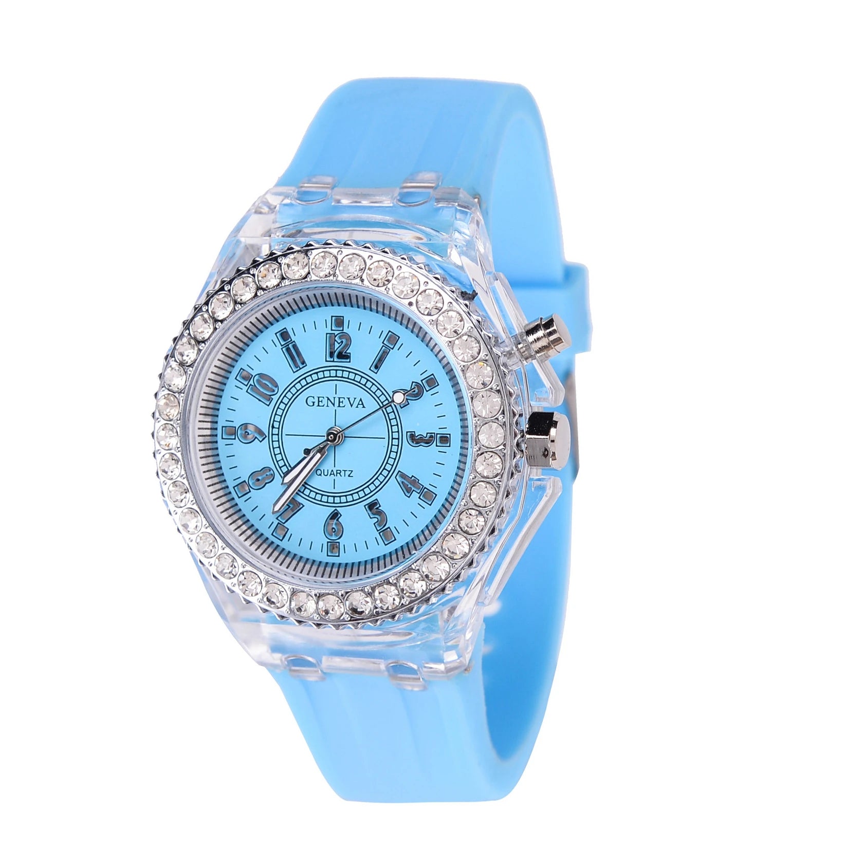 ✨ GlowSpark LED Fashion Watch