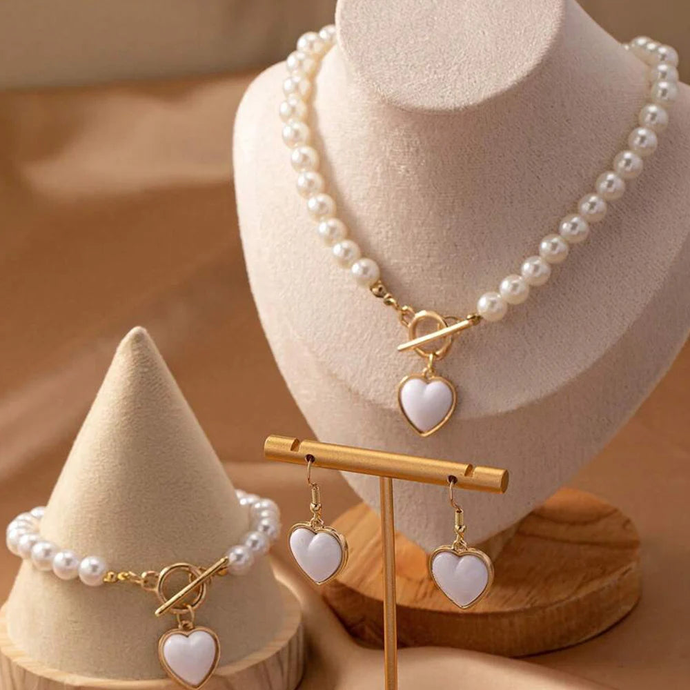Pearl Bloom Charm Set