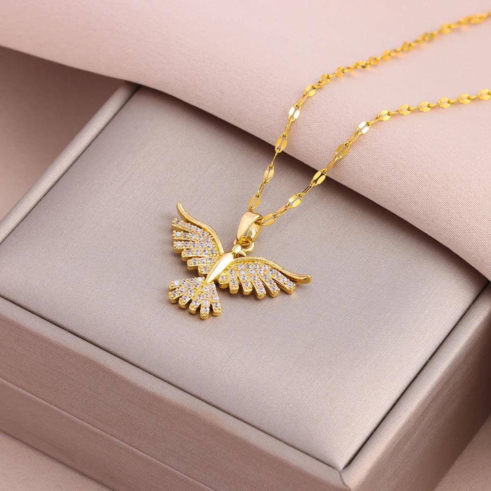✨ Golden Phoenix Necklace ✨